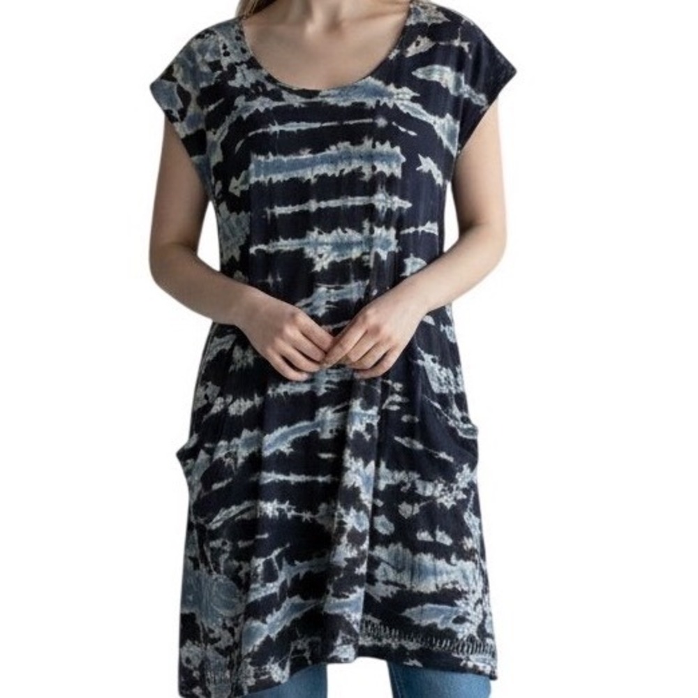 Mindset by XCVI cotton dress tie dye NWT sz LG